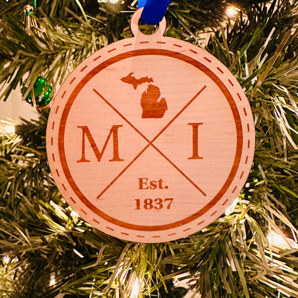 Michigan 1837 Ornament