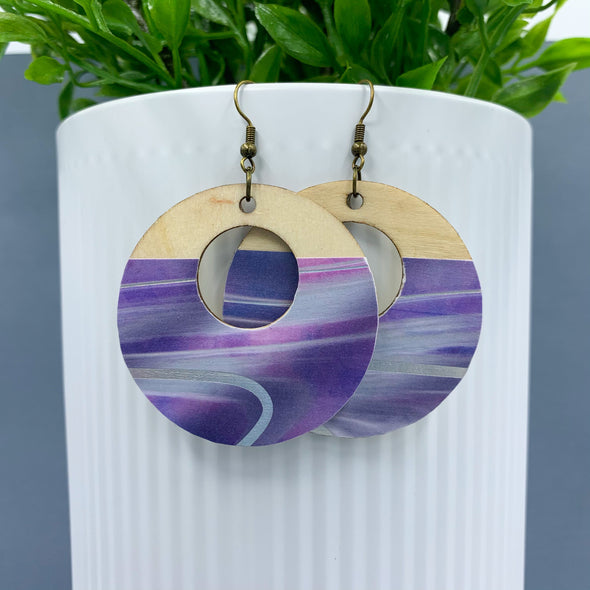 Purple Haze Dangle Earrings