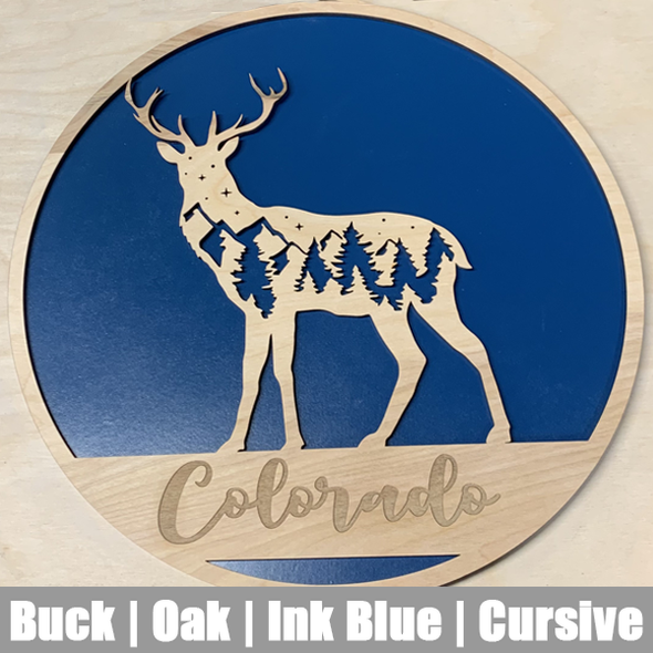 Buck -12 Inch Lasered Round